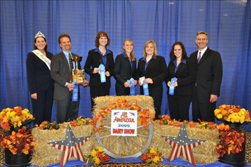 Dairy Judging Team at Harrisburg